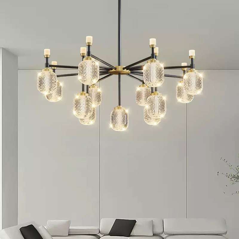 供货极简客厅吊灯新款创意大气家用卧室灯轻奢极简设计师北欧吊灯