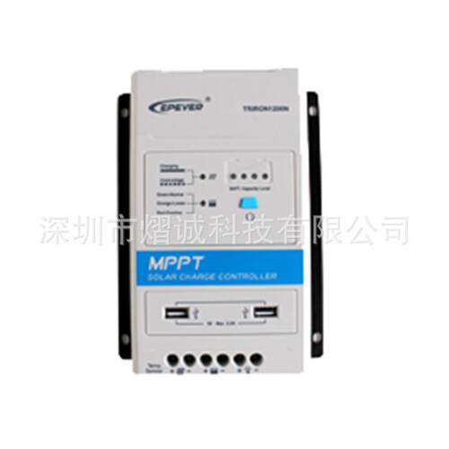 TRIRON系列12v/24v屏幕多按键及USB多种组合MPPT太阳能控制器40a