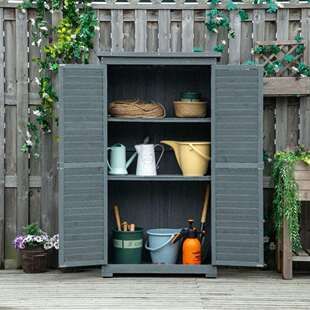 花园工具柜/园林工作台/花盆展示台/园林工具架/园林工具箱/储物