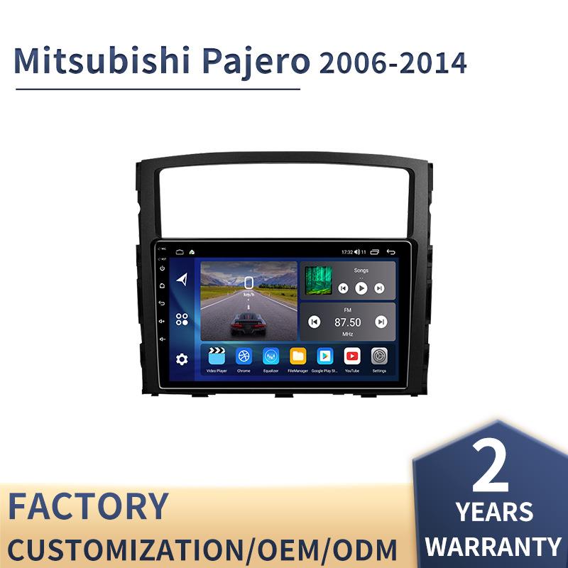 适用于帕杰罗安卓智能大屏一体机mitsubishi中控车载导航仪