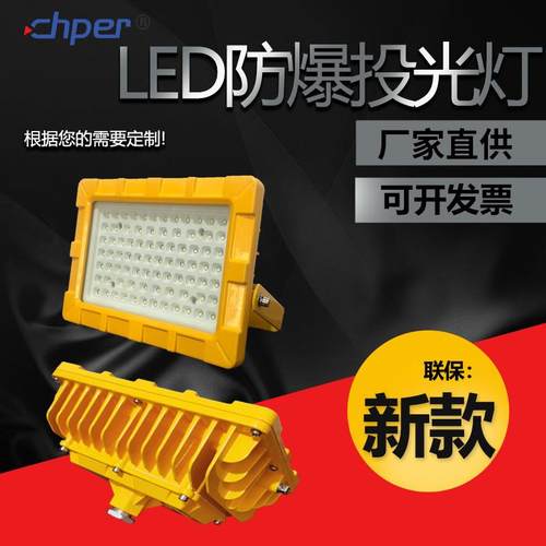 LED防爆灯70W100W200W防爆灯化工厂加油站仓库LED防爆投光灯批