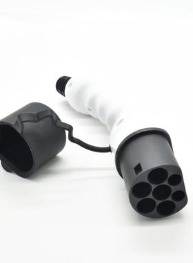 EV充电枪IEC62196三相汽车连接器16A接头公充电枪头32A