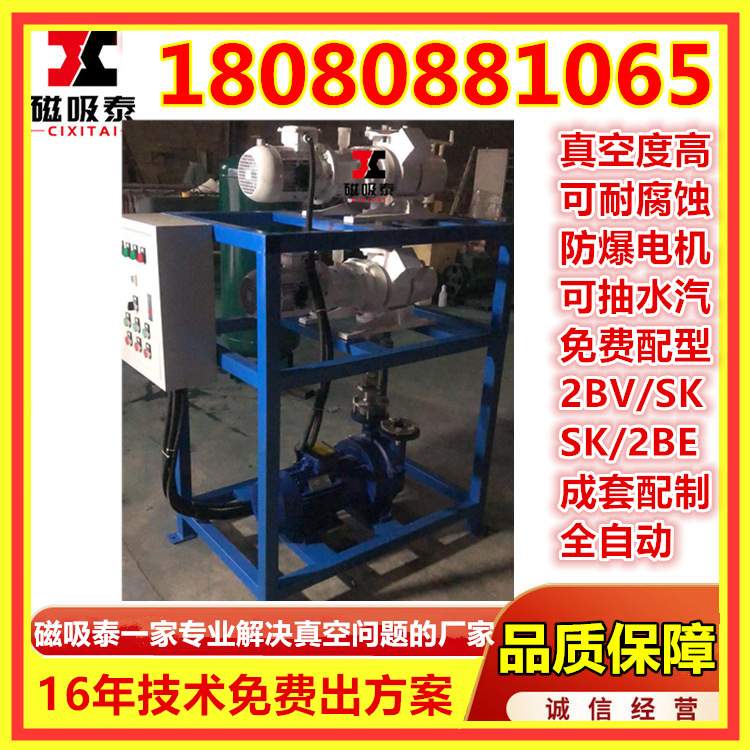 罗茨真空机组真空干燥木材厂真空JZJS300罗茨泵水环泵真空机组