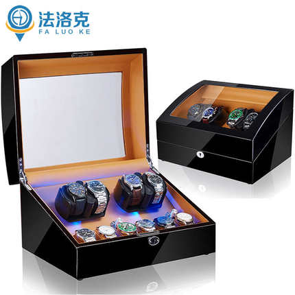 晃表器机械表winder转表盒静音洛克watch摇表器家用自动防磁法