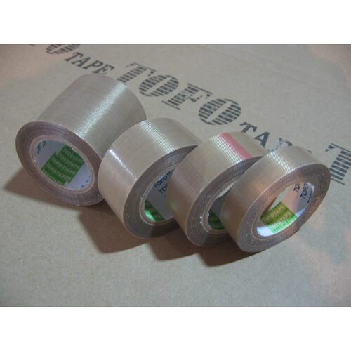 TOFO 铁氟龙/聚四氟乙烯 玻璃纤维高温胶带/高温胶布 50mm