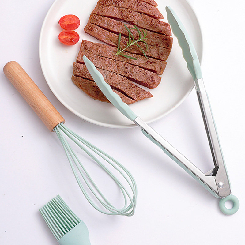 食品夹厨房硅胶烤肉不锈钢耐高温防烫煎牛排食物夹菜夹子烧烤家用,厨房/烹饪用具,烧烤夹/叉/铲/针,淘宝优惠券,粉丝福利购,淘宝优惠卷