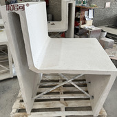 透光混凝土坐凳公园清水混凝土景观坐椅长凳园林透光水泥树池景墙