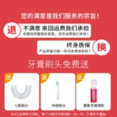 儿童牙刷6一12岁电动牙刷换牙期u型充电式 自动刷牙神器软毛防水