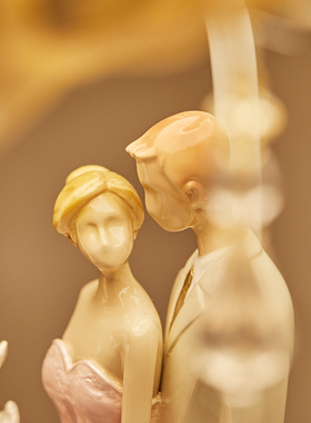 创意结婚礼物新婚庆闺蜜订婚摆件个性定制婚房实用纪念日送礼装饰