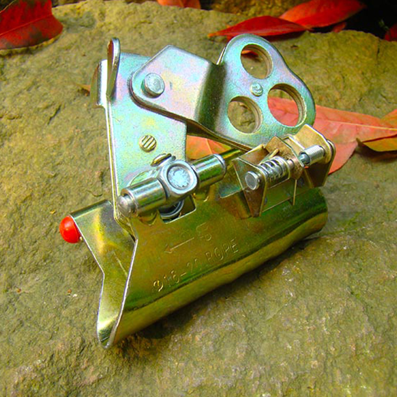 16-20安全绳自锁器 加厚型 高空外墙 防坠缓降锁绳器 攀登自锁卡