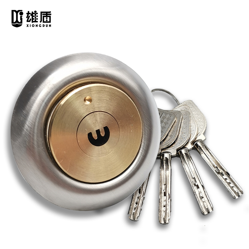 安防锁纯铜大门房门中芯锁芯不锈钢防盗铁门木门老式外装大门锁心