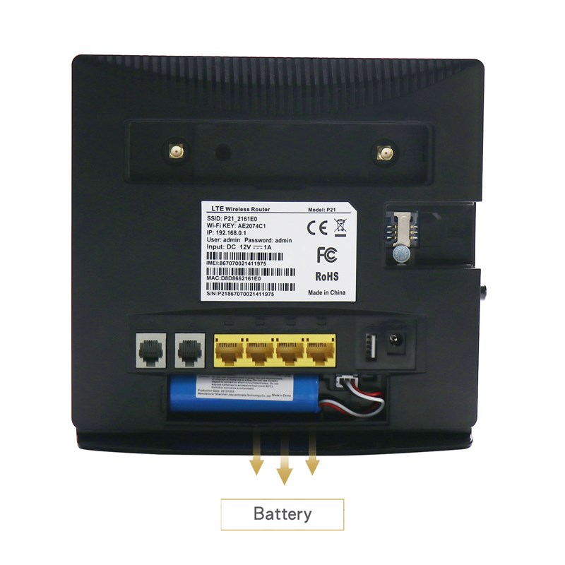 极速Yeacomm P21 S12 Indoor RJ45 TDD FDD 3G 4G RLTE CPE Route