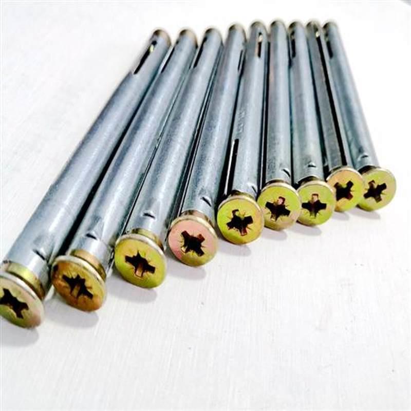 极速窗式壁虎f镀锌铁内膨胀螺丝大全十字花沉平头安装门窗户用断