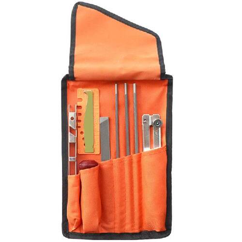 新品10Pcs Chainsaw Sharpener File Kit,Wood HaPndle,Files,Dep
