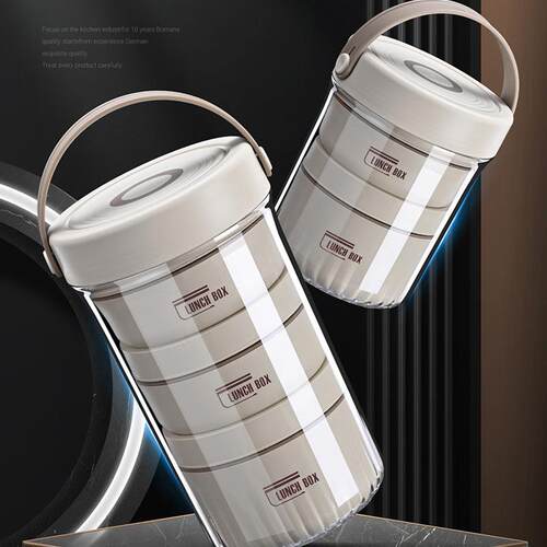 新品手提可携g式多层饭盒发泡保温桶提锅日式密封保温饭桶保温便