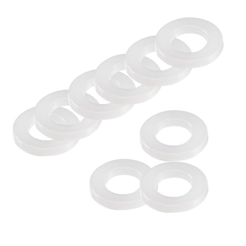 极速Insulating Washer, 40Pcs 8mm x 16mm x 15mm White Vu.lcan
