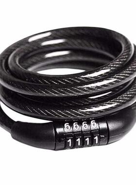 极速4 Digit Combination Pword Bike GBicycle Lock Steel Wire