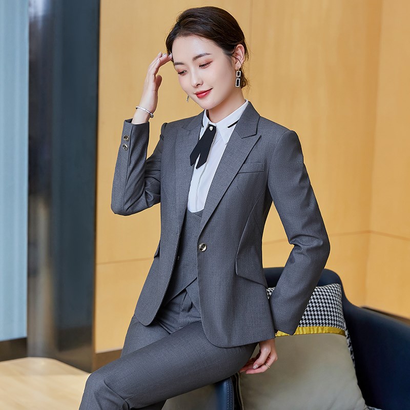 极速高端职业西装套装裙女气质经理珠宝I酒店前台售楼部工作服职