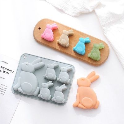 极速Rabbit Silicone Mold Easter CFestival Cake Baking Tray I