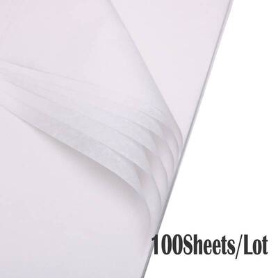 新品100Sheets/ Lot A4 Translucent WrappiKng Papers Tissue Pa