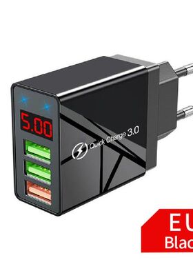 极速NEW 25 USB Digital Mobile Phone Charger DigitalX Display