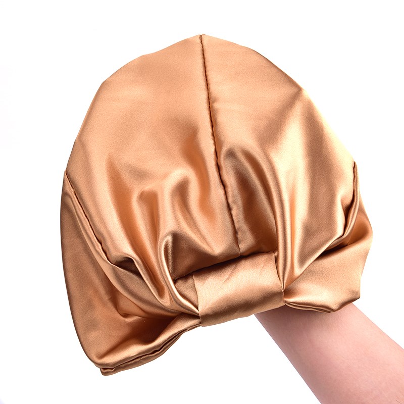 新品6 Colors Silk Salon Bonnet Women LSleep Douch Bonnet
