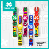 TT猫狗牵引绳项圈雪纳瑞柯基狗绳子泰迪比熊中小型犬宠物颈圈脖圈