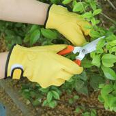 氩弧焊劳保手套羊皮隔热带内衬送丝防火花防烫焊工耐高温柔软软皮