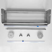 机 广告字牌快速打包机 保鲜膜包装 缠绕膜 铁皮字打包器 拉伸膜