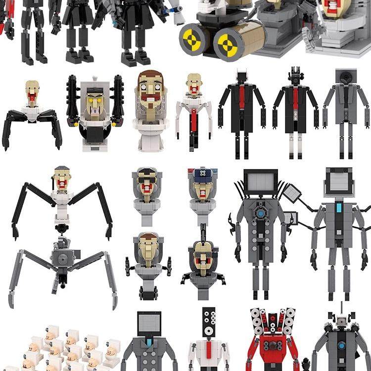 新款促销益智解压玩具马桶人玩具