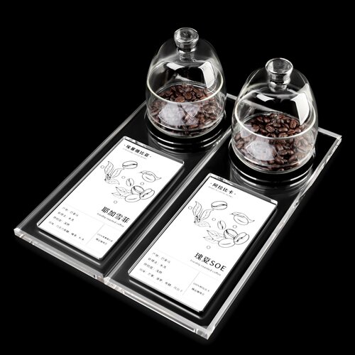 亚克力玻璃密封罐茶叶干料展示罐