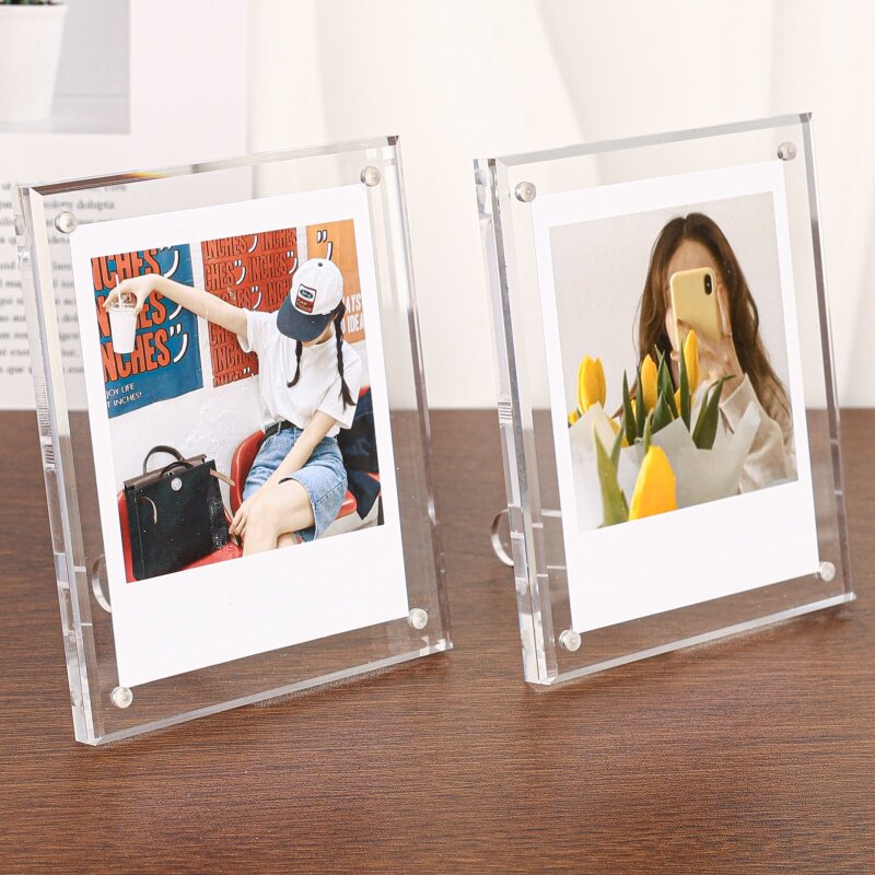 照片相框画框拍立得透明展示框图片