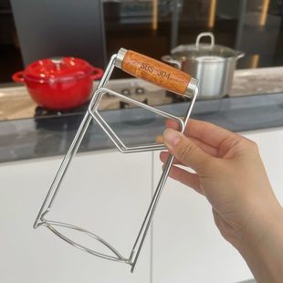家用厨房隔热防烫取碗夹提盘夹防滑蒸锅蒸菜夹304不锈钢耐高温