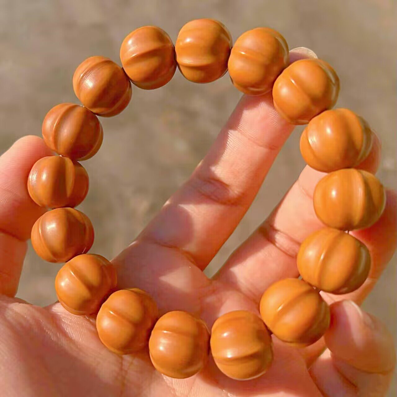 猴头手串雕刻小核桃鲨鱼背手串精品单圈男女文玩佛珠七夕送礼物