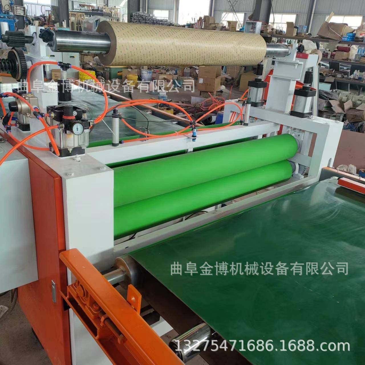 板式家具软硬包皮革墙布复合机PVC卧室门板贴膜机实木门覆膜机器