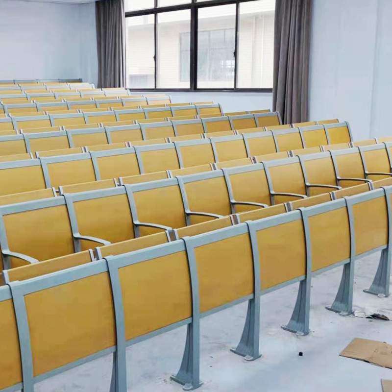 阶梯教室连排椅会议大厅培训桌椅铝合金铸铁学校多媒体教室阶梯椅