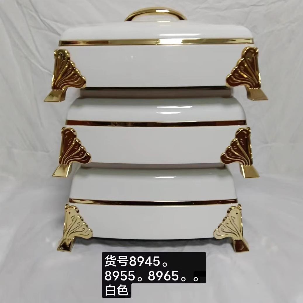 外贸3PCS方型保温盒4L-5L-6L