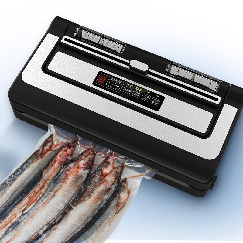 青叶不挑袋真空包装机商用食品抽真空封口机干湿两用保鲜机铝箔袋