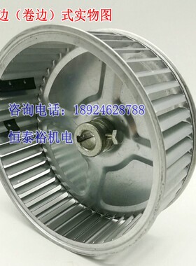 0.75KWDF多翼式低噪音鼓风机风叶CF2A离心风机叶轮耐高温烤箱风轮