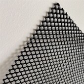 通用型汽车水箱防护网黑色蜂窝防虫柳絮改装 塑料中网进风口保护网