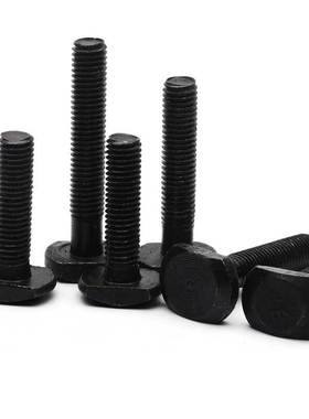 劲功M12M16M208.8级t型螺栓发黑t型螺丝t形螺栓杆槽用模具压板螺