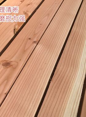 花旗松防腐木板材 户外碳化木地板 圆柱仿古实木地板 美国产花旗