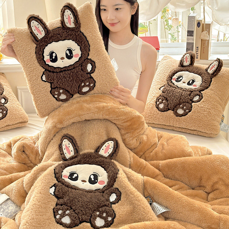 立体卡通加厚长毛绒冬季抱枕被子毯靠垫沙发汽车午睡枕头多功能被,居家布艺,抱枕被,淘宝优惠券,粉丝福利购,淘宝优惠卷