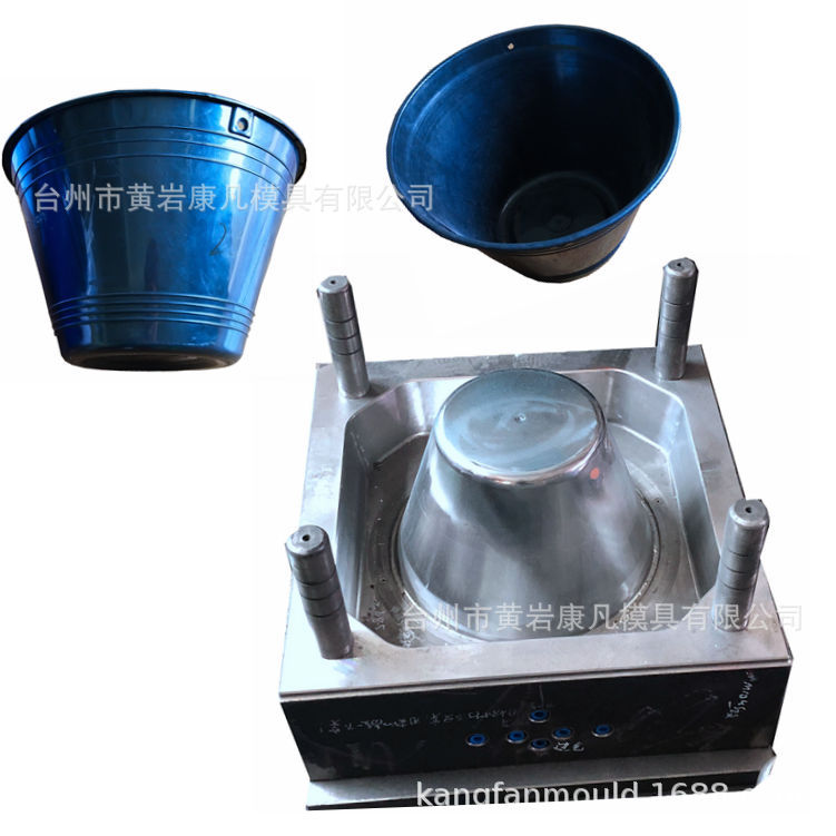 工地建筑塑胶桶模具泥灰桶模具工业桶模具注塑模具制造