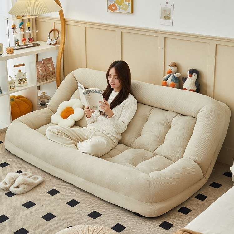 懒人沙发可躺可睡小型卧室可爱双人榻榻米单人小沙发大型人类狗J&