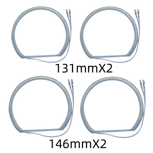 适用于宝马CCFL天使眼E46131MM×2+146MM×2冷阴极天使眼半圆