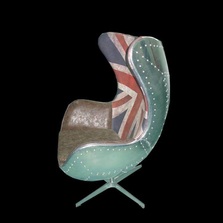 设计师复古小户型米字国旗鸡蛋椅高靠背单人休闲扶手沙发电脑转,纺织面料/辅料/配套,纺织机械配件,淘宝优惠券,粉丝福利购,淘宝优惠卷