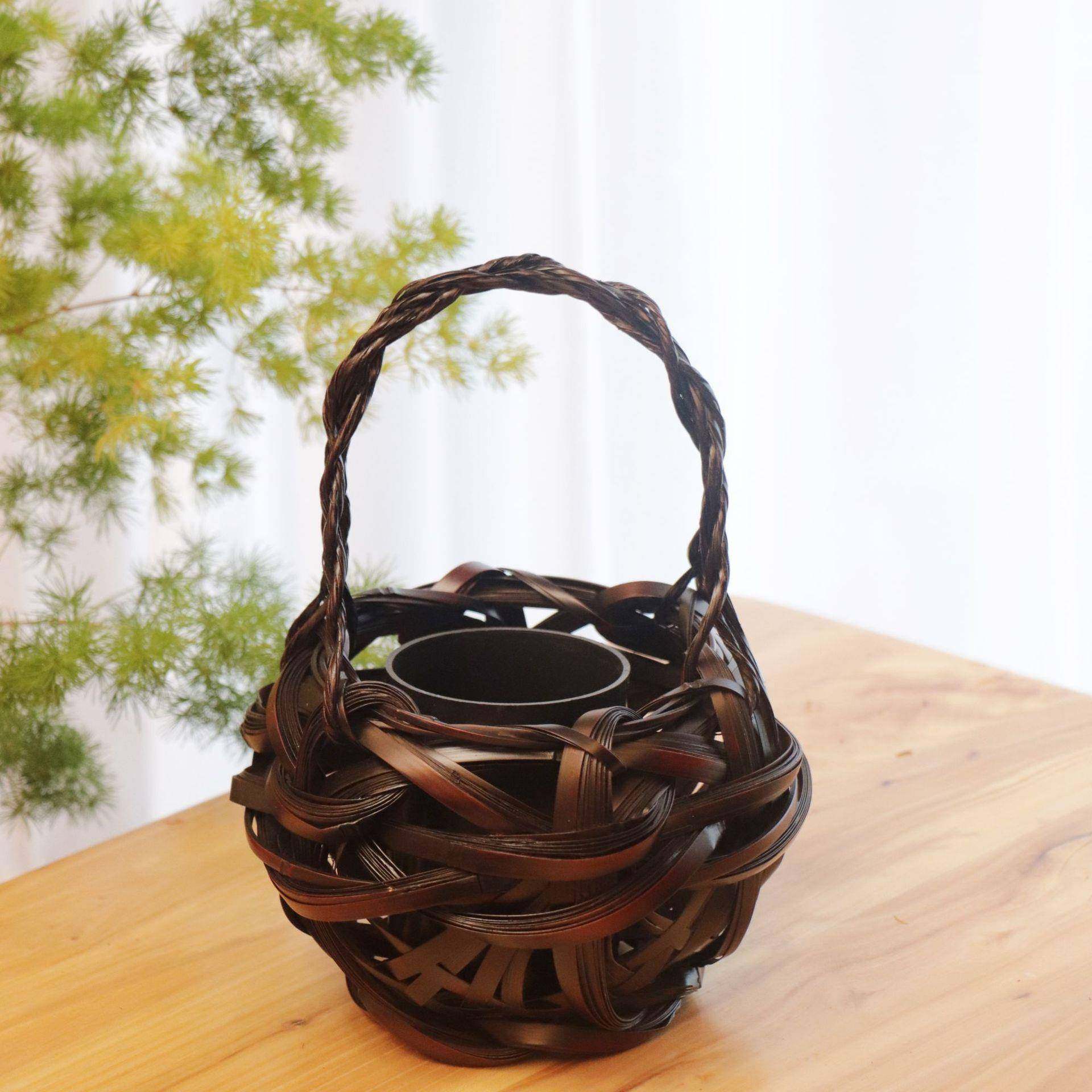 七月七竹编花器仿古花篮竹工艺品竹制品竹篮子传统花艺插花篮,纺织面料/辅料/配套,纺织机械配件,淘宝优惠券,粉丝福利购,淘宝优惠卷