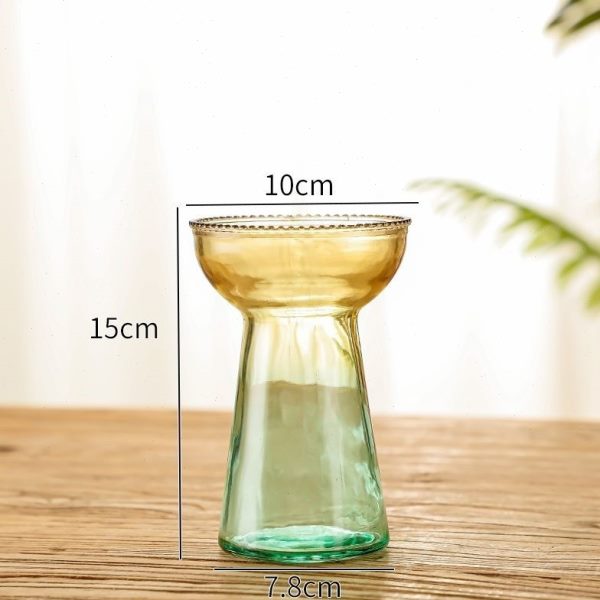 水培器皿插花创意观赏容摆件养柑佛手器花瓶花盆玻璃水养花陶瓷