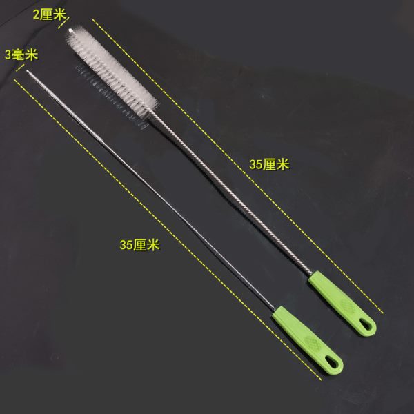 吸管刷细长进排水管刷圆孔缝隙刷瓶子吸管刷工具小刷子清洁刷软毛